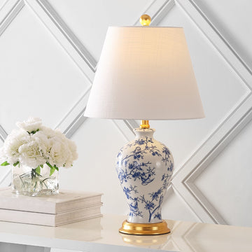 Grace 24" Floral LED Table Lamp - JONATHAN Y